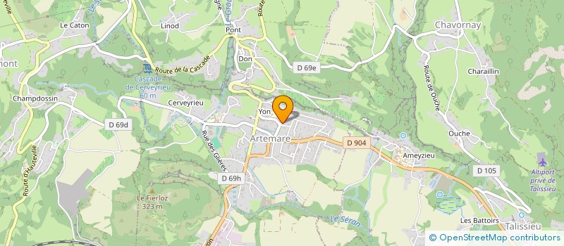 localisation de l'entreprise HYPHE à ARTEMARE
