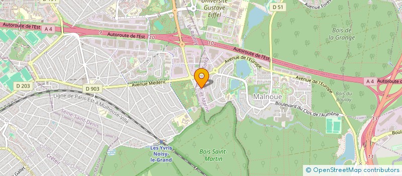 localisation de l'entreprise HYPHEN FRANCE à EMERAINVILLE