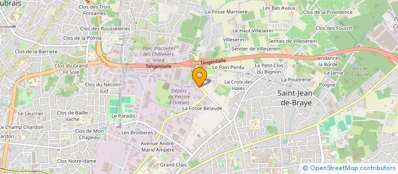 localisation de l'entreprise HYPHEN TRANSPORT à SARAN