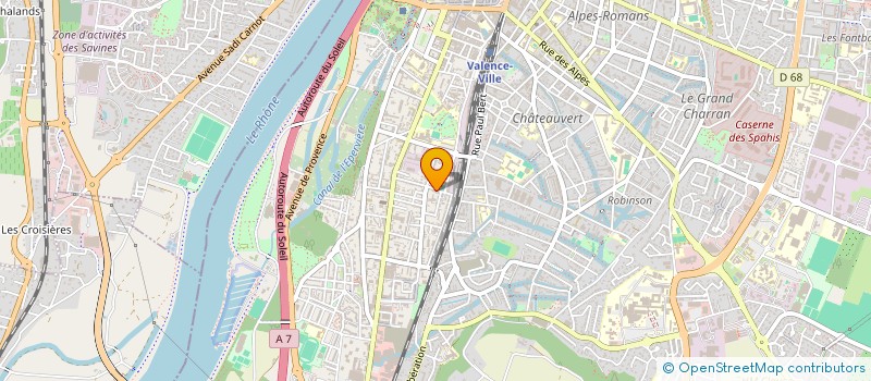 localisation de l'entreprise HYPHEN YOGA  VALENCE