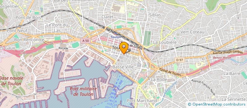 localisation de l'entreprise HYPNO ACTION  TOULON