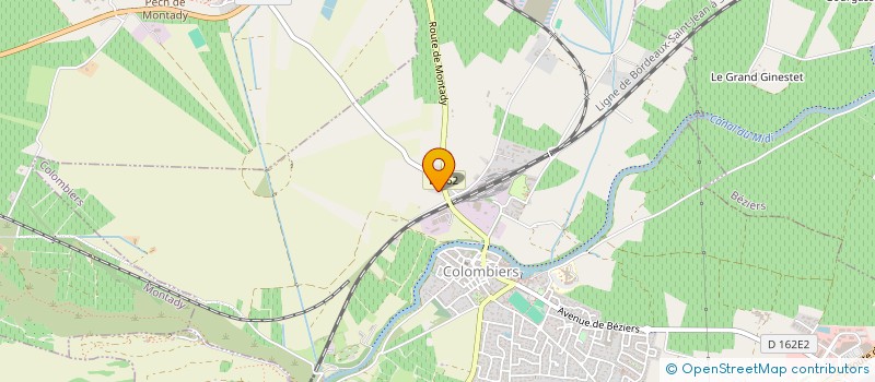 localisation de l'entreprise HYPNO CORPS à COLOMBIERS