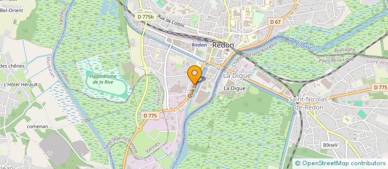 localisation de l'entreprise HYPNOMAKK  REDON