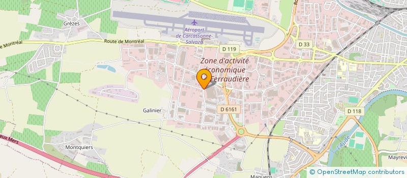 localisation de l'entreprise HYPNOS à CARCASSONNE