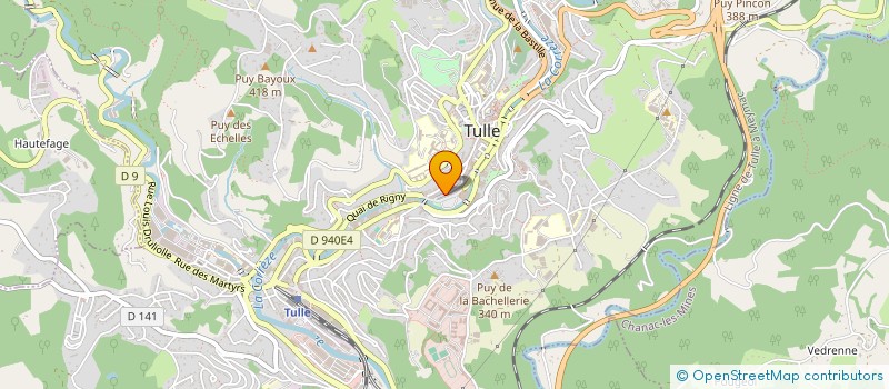 localisation de l'entreprise HYPNOS  TULLE