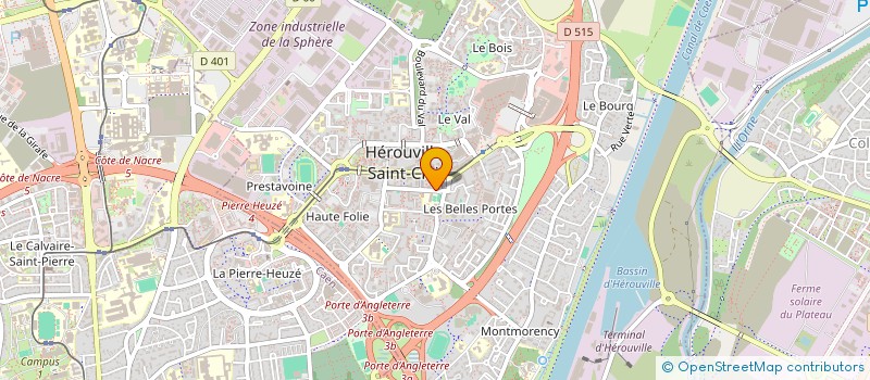 localisation de l'entreprise HYPNOSE - CARE  BIEVILLE-BEUVILLE