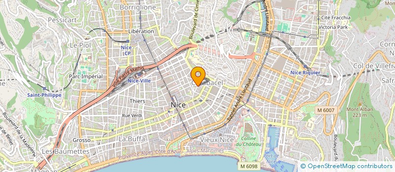 localisation de l'entreprise HYPNOSE INTEGRATIVE AKADEMIA à NICE