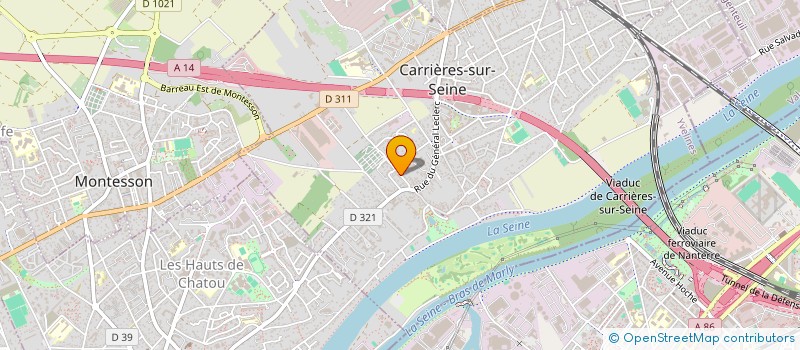 localisation de l'entreprise HYPNOSOUFFLE SANTE  LE VESINET