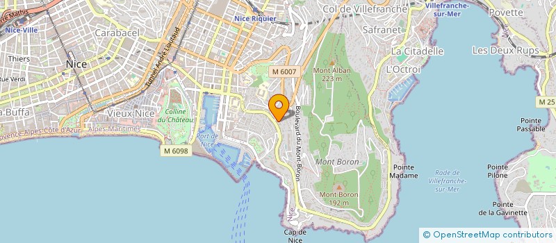 localisation de l'entreprise HYPNOTERAPI à NICE