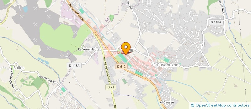 localisation de l'entreprise HYPNOZ  PUYGOUZON