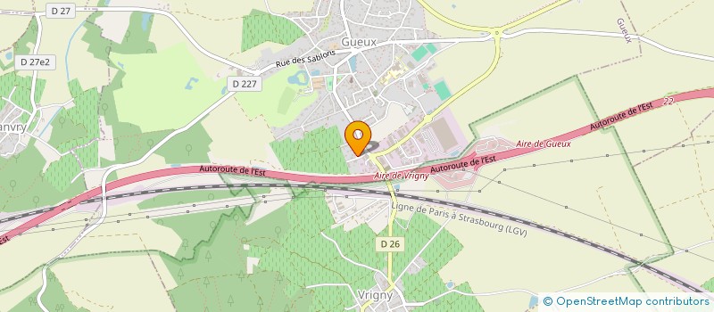 localisation de l'entreprise HYPONEROS IMMO  GUEUX