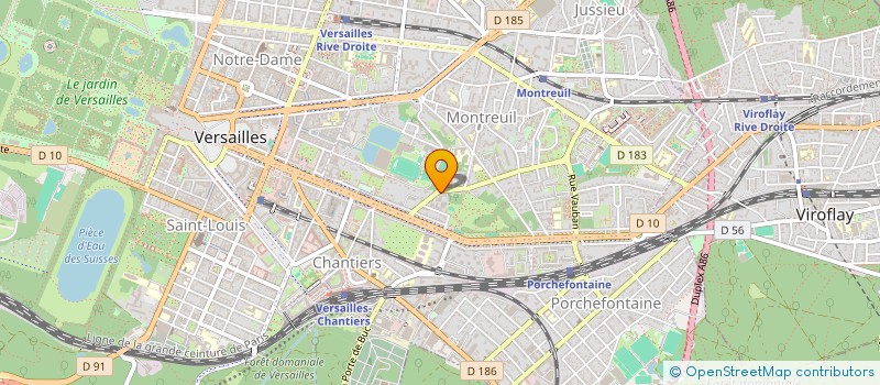 localisation de l'entreprise HYPOTHESES à VERSAILLES