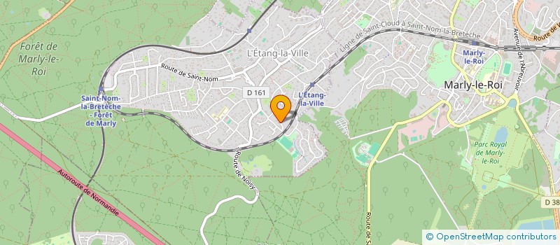 localisation de l'entreprise HYPOTRAGUE  L'ETANG-LA-VILLE