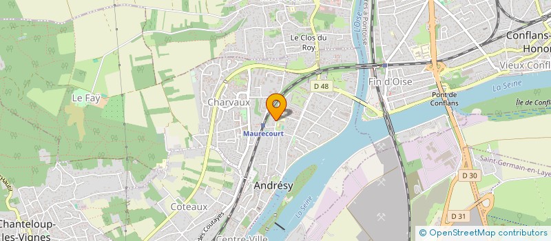 localisation de l'entreprise HYPPO CONSULTING à ANDRESY