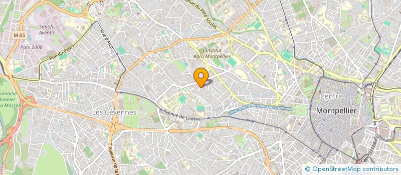localisation de l'entreprise HYPPOCRATE à MONTPELLIER