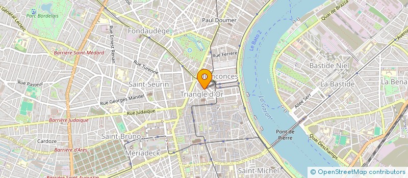 localisation de l'entreprise HYPPOCRATE BUSINESS CLUB  BORDEAUX