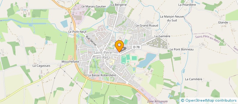 localisation de l'entreprise HYPPOLINE  SAINT-PERE-EN-RETZ