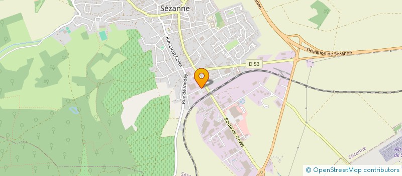 localisation de l'entreprise HYPPOS à SEZANNE