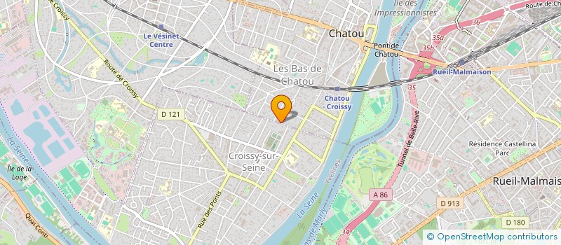 localisation de l'entreprise HYPRATEC  CHATOU