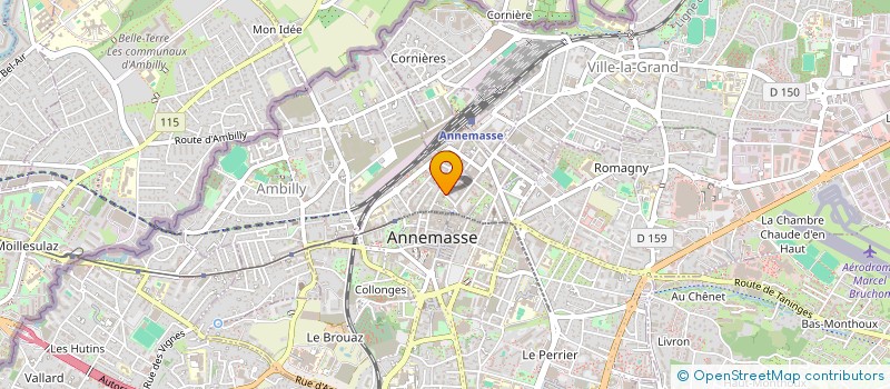 localisation de l'entreprise HYPSOS FRANCE  ANNEMASSE