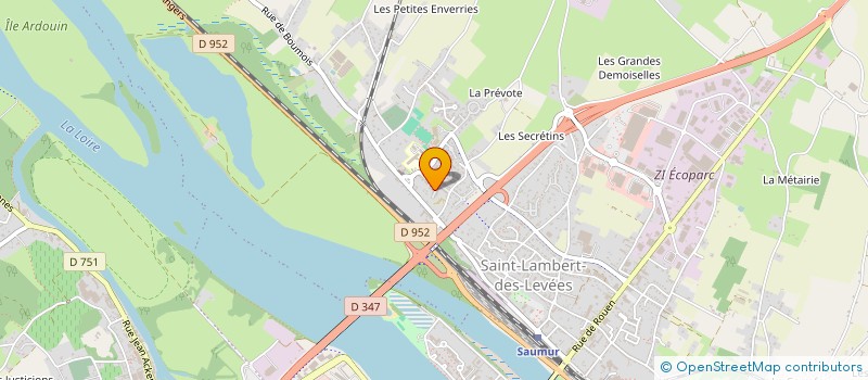 localisation de l'entreprise HYPTEK TELECOMMUNICATIONS à SAUMUR