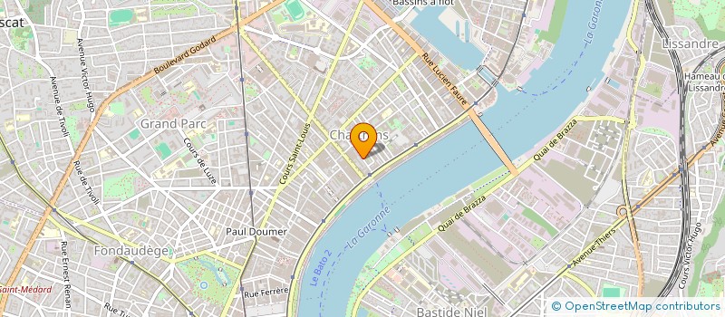 localisation de l'entreprise HYPTO.  BORDEAUX