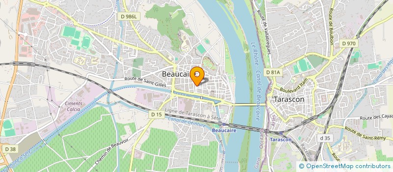 localisation de l'entreprise HYR  BEAUCAIRE