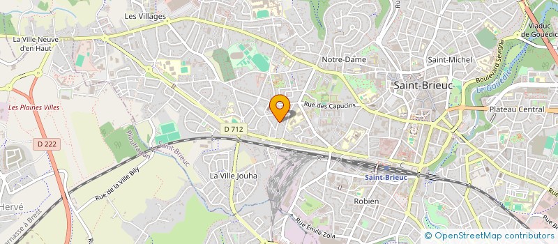 localisation de l'entreprise HYROISE à SAINT-BRIEUC