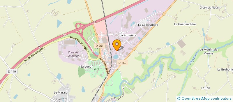 localisation de l'entreprise HYROME ELEC SERVICES à CHEMILLE-EN-ANJOU