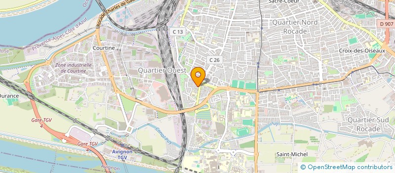 localisation de l'entreprise HYRONDEL  AVIGNON