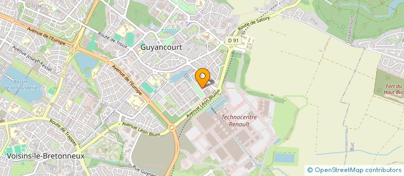 localisation de l'entreprise HYRRA IMMO  GUYANCOURT