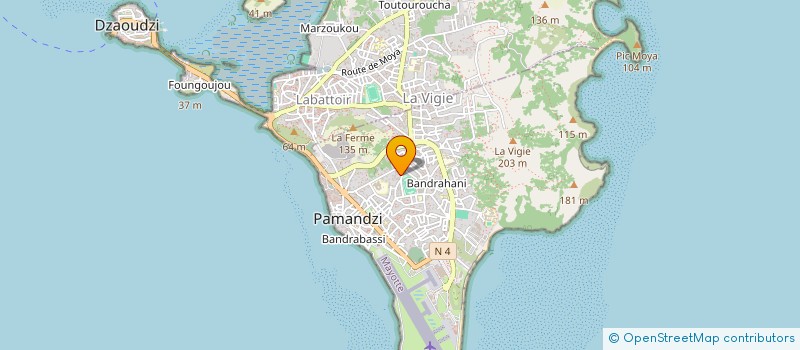 localisation de l'entreprise HYS CONSULTING à PAMANDZI