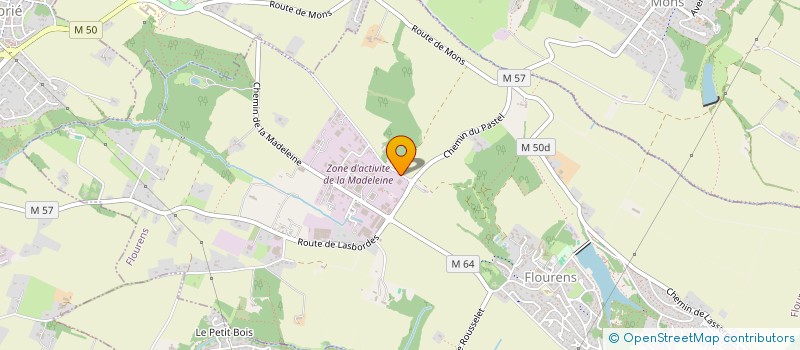localisation de l'entreprise HYSEO à FLOURENS
