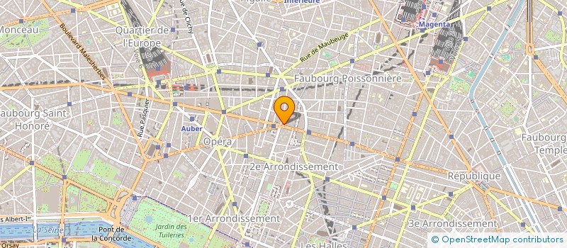 localisation de l'entreprise HYSOPE 20  PARIS