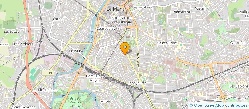 localisation de l'entreprise HYSSOPUS SOUTIEN à LE MANS