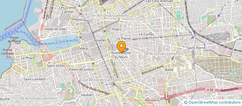 localisation de l'entreprise HYSTA CONSEIL à MARSEILLE