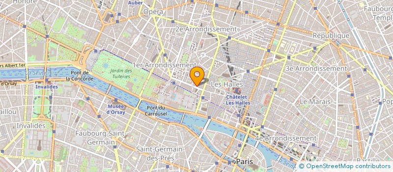 localisation de l'entreprise HYSTERIADES à PARIS