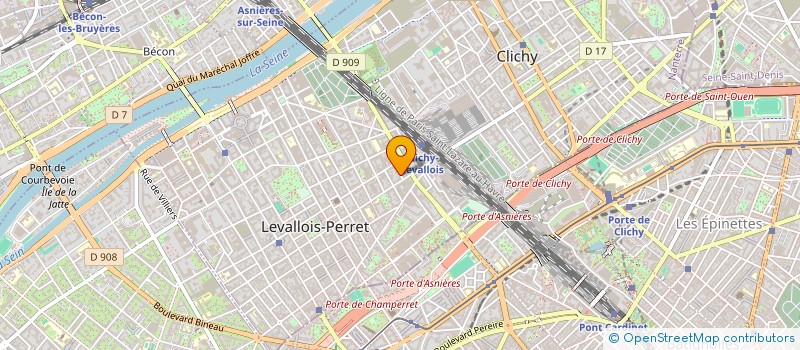 localisation de l'entreprise HYSTERIC STUDIOS à LEVALLOIS-PERRET