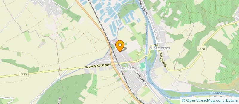 localisation de l'entreprise HYTRACK à VINCELLES
