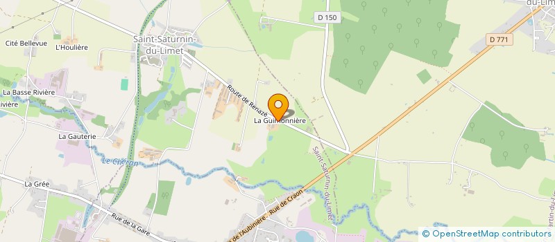 localisation de l'entreprise HYTRANS  SAINT-SATURNIN-DU-LIMET