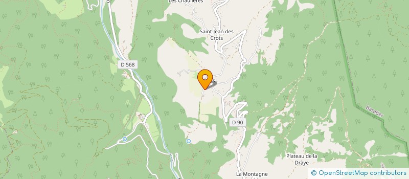 localisation de l'entreprise HYTTE à CROTS