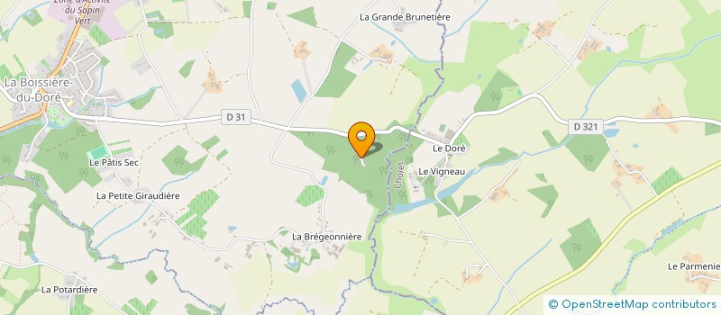 localisation de l'entreprise HYVERT JEAN PAUL à LOROUX-BOTTEREAU (LE)