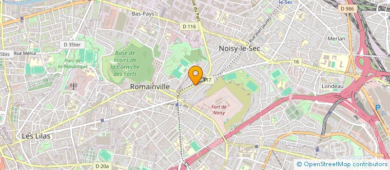 localisation de l'entreprise HYVEUSS PRODUCTION à NOISY-LE-SEC