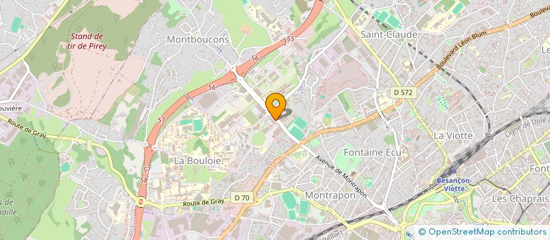 localisation de l'entreprise HYVILO à BESANCON