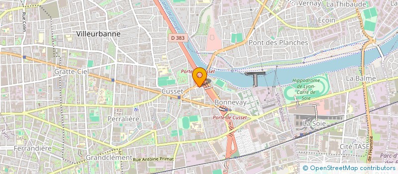 localisation de l'entreprise HYWAVE à VILLEURBANNE