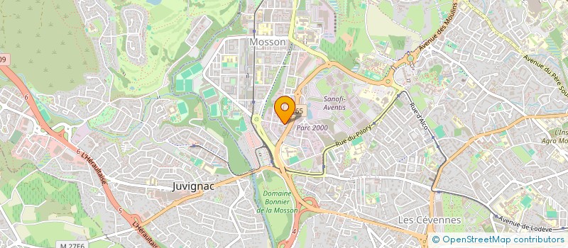 localisation de l'entreprise HYZEN  MONTPELLIER