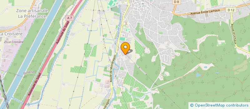 localisation de l'entreprise HYZY PRIMEURS  BOLLENE