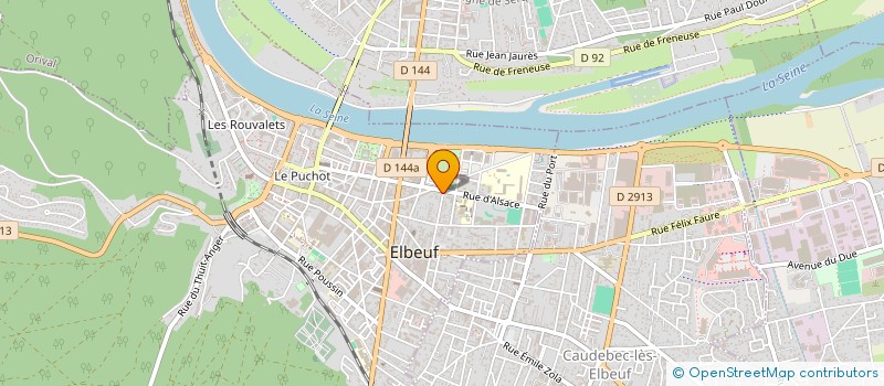 localisation de l'entreprise HZ à ELBEUF