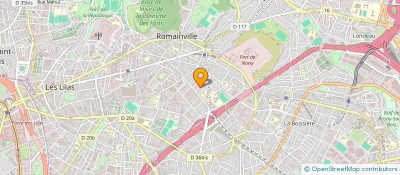 localisation de l'entreprise HZ-BAT à ROMAINVILLE