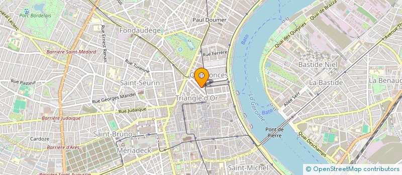 localisation de l'entreprise HZ CONCEPT PISCINES à BORDEAUX